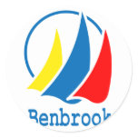 Benbrook, United States Round Stickers