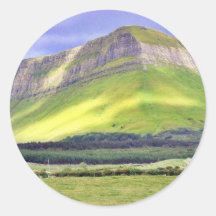 Benbulbin On A Cloudy Day Round Stickers