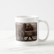 Bench - A couple out of time Coffee Mugs