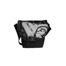 Bench in the Snow mini messenger bag messenger bags