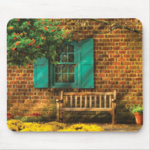 Bench - Please have a seat Mouse Pads