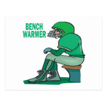 Bench Warmer Postcard