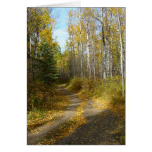 Bend in the trail card