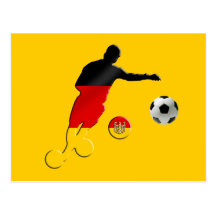 Bend it like a German fussballspieler gifts Post Card