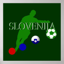Bend it like a Slovenian Soccer players mug Posters