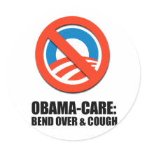 Bend over and cough stickers