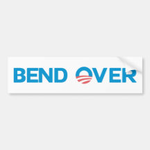 Bend Over Bumpersticker Bumper Stickers