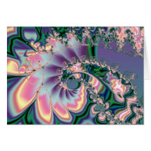 Bender Fractal art Greeting Cards