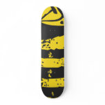 Bending bee skateboard deck