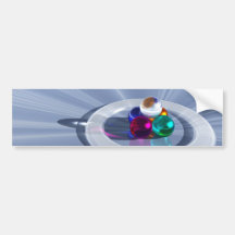 Bending Light Bumper Sticker