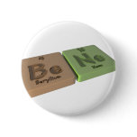 Bene as Be Beryllium and Ne Neon Buttons
