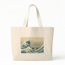 Beneath the Wave of Kanagawa, Hokusai, 1830-32 Tote Bags