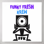 beneaththebeat-1, FUNKY FRESH, KREW Posters
