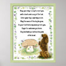 Bénédiction irlandaise des chiens posters