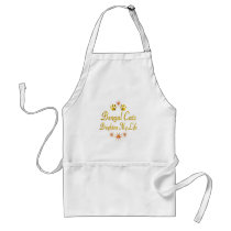Bengal Cats Brighten My Life Aprons