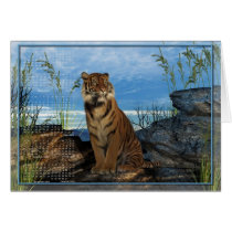 Bengal Tiger (1) - Month at a Glance 2009 calendar Greeting Card