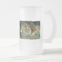 Bengal Tiger Frosted Beer Mug