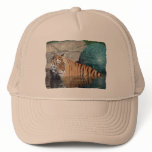 Bengal Tiger Solid Khaki Trucker Hat