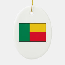 Benin – Beninese Flag Christmas Tree Ornaments