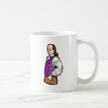 Benjamin Fanklin gentleman hands on hips Coffee Mugs