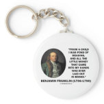 Benjamin Franklin Fond Of Reading Money Quote