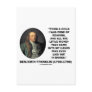 Benjamin Franklin Fond Of Reading Money Quote