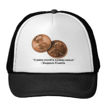 Benjamin Franklin - Money Quotes Trucker Hat