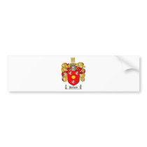 BENNETT FAMILY CREST -  BENNETT COAT OF ARMS BUMPER STICKER
