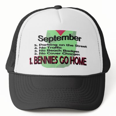 Bennies Go Home Hats by chaoticcouture