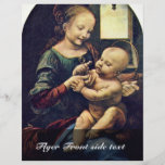 Benois Madonna By Leonardo Da Vinci Flyer