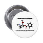 Benzoylmethylecgonine What Cocaine Looks Like Pinback Button