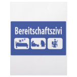Bereitschaftszivi icon letterhead