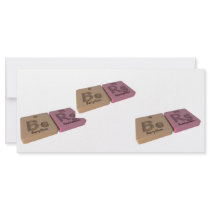 Berg as Be Beryllium and Rg Roentgenium Custom Rack Card