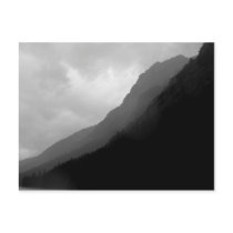 Berge Nebel Wolken mountains clouds mist Postkarte