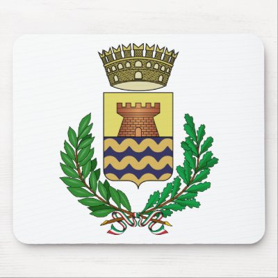 Bergeggi Stemma, Italy Mousepads by bestflag
