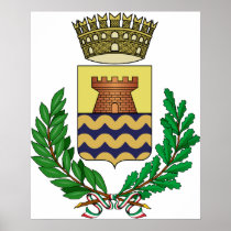Bergeggi Stemma, Italy Print