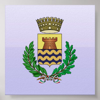 Bergeggi Stemma, Italy Poster by bestflag