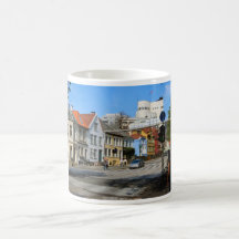 Bergen, city street mugs