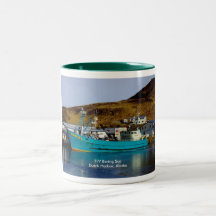 Bering Sea, Crab Boat in Dutch Harbour, Alaska Coffee Mugs