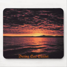 Bering Sea Sunset Mousepads