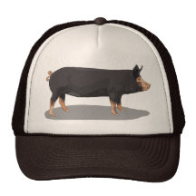 Berkshire pig hat