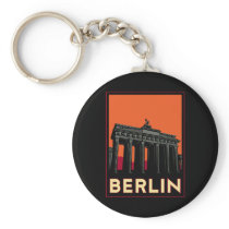 berlin germany oktoberfest art deco retro travel keychains