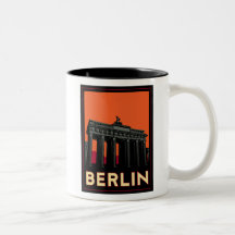 berlin germany oktoberfest art deco retro travel coffee mug