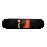 berlin germany oktoberfest art deco retro travel skateboard deck