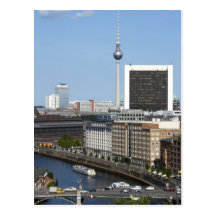 Berlin skyline, Germany Postcard