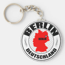 Berlin Stamp A002 Keychains