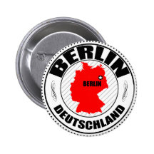 Berlin Stamp A002 Pinback Buttons