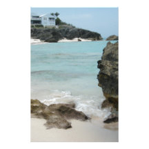 Bermuda - Rocky Ocean Stationery Design