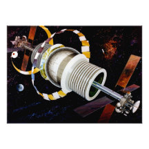 Bernal Sphere Exterior Space Travel Photo Print