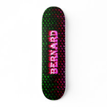 Bernard pink fire Skatersollie skateboard.